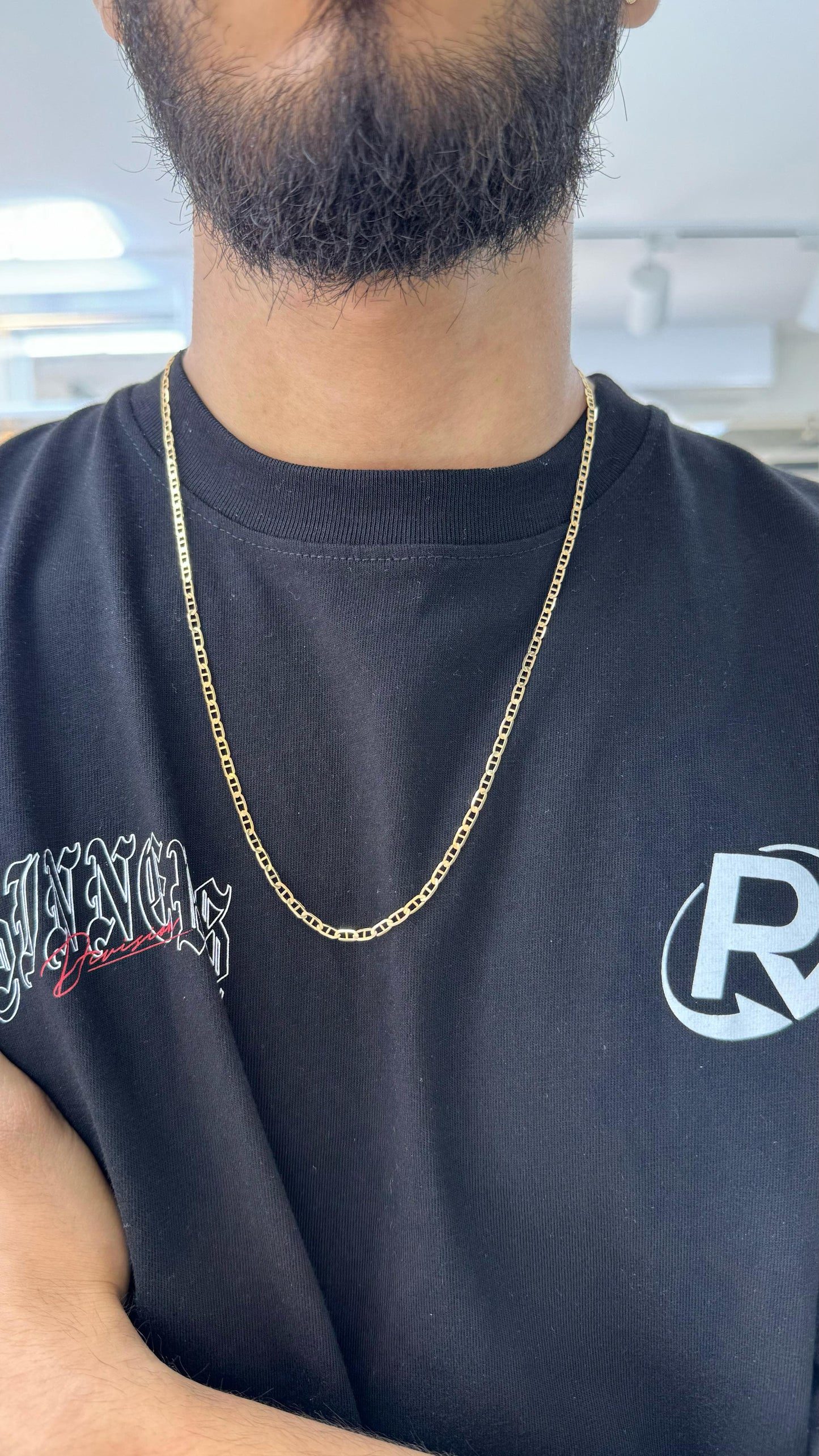 REF 83 CADENA ESCALERA PLANA 3MM 60CM