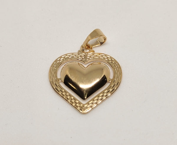 DIJE CORAZON DOBLE Ref. DCD0001