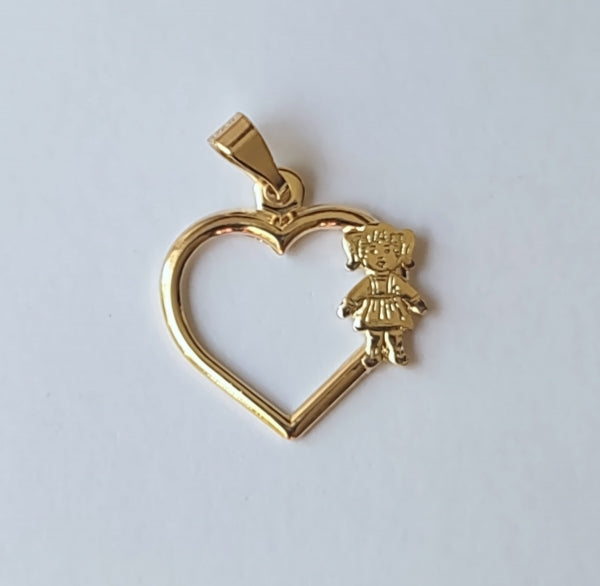 DIJE CORAZON NIÑA Ref. DCN0001