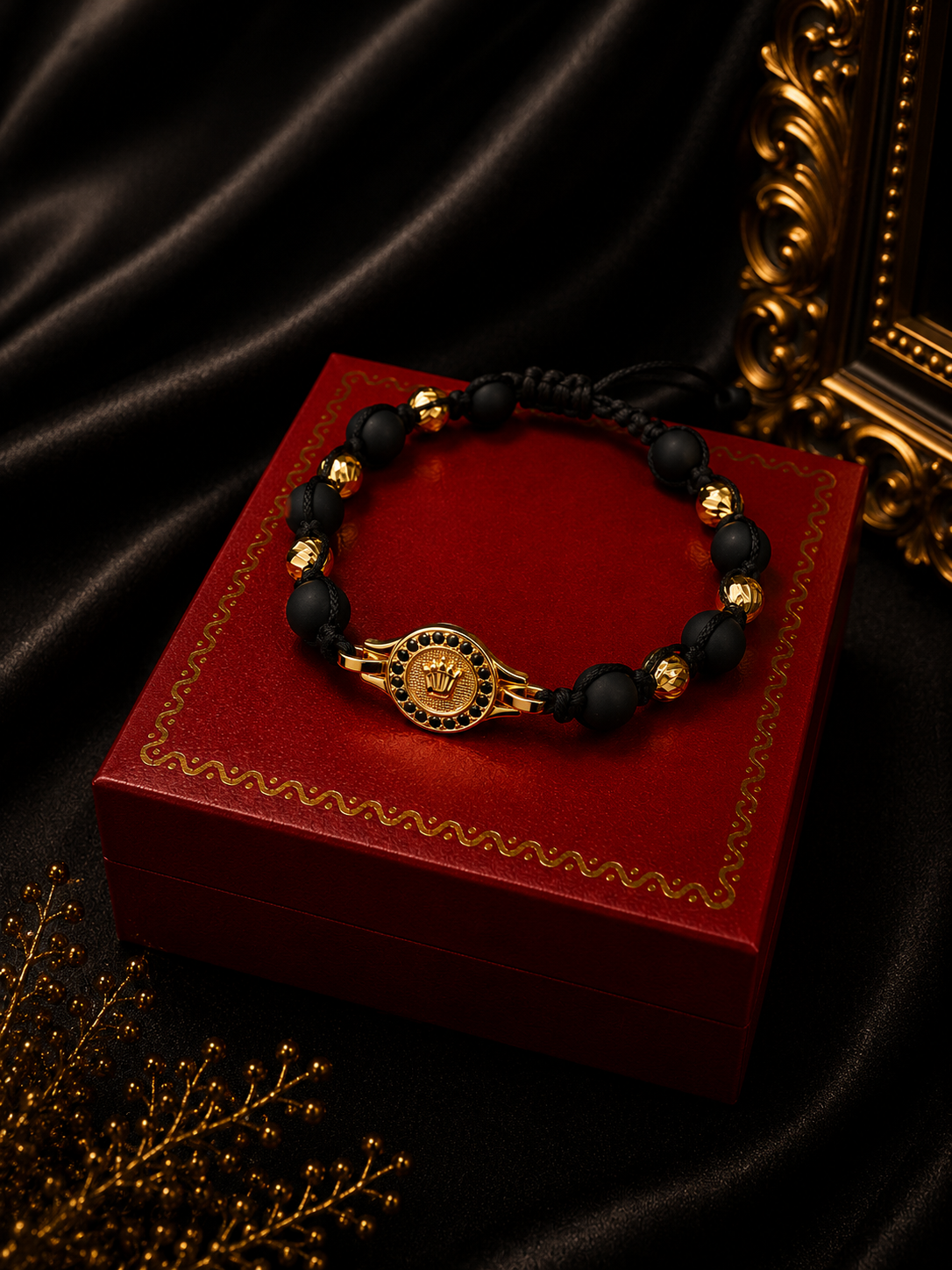 PULSERA CON DIJE RX BALIN DIAMANTADO Y NEOPRENO