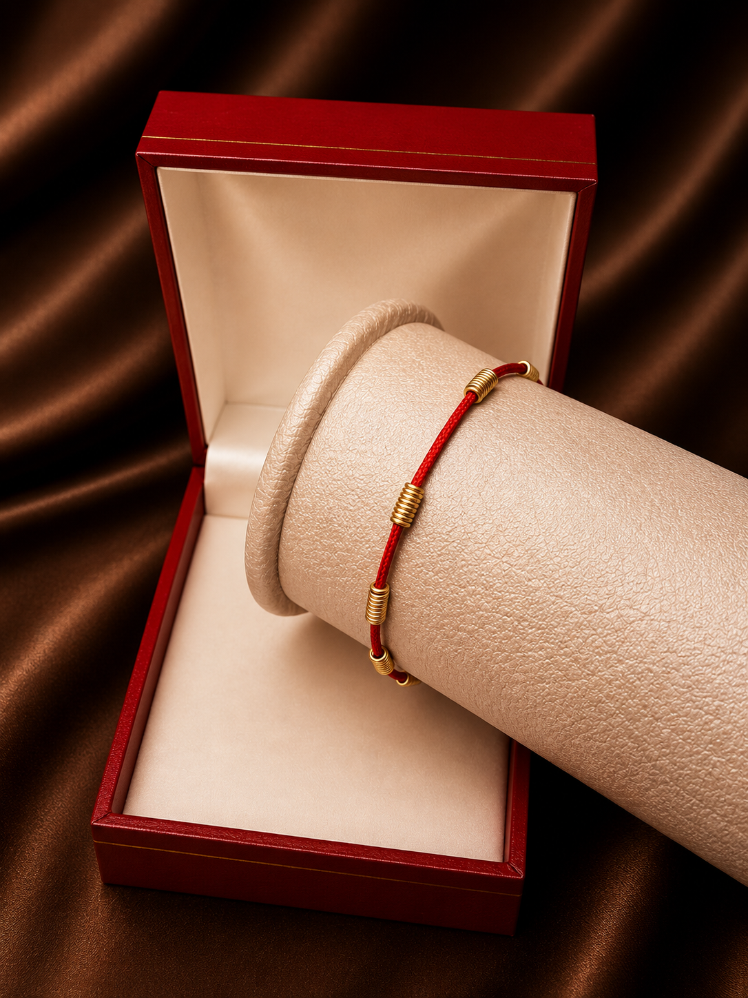 PULSERA 7 NUDOS EN ORO LAMINADO
