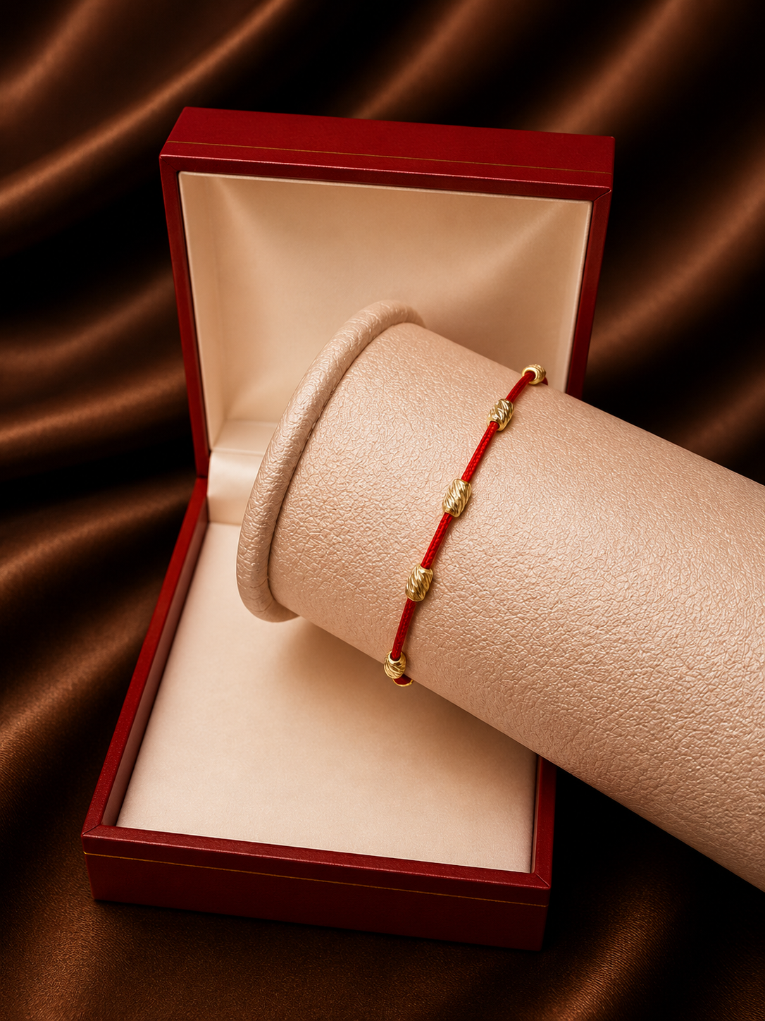 PULSERA 7 NUDOS BARRIL DIAMANTADO