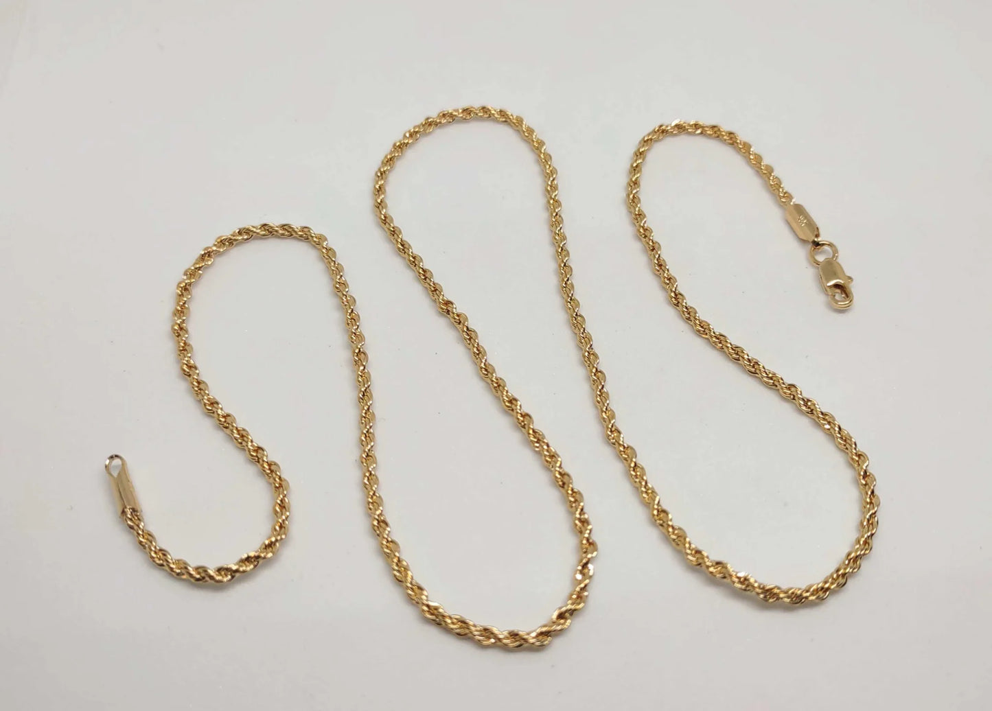 Cadena Cuerda 50 cms con Dije San Benito M