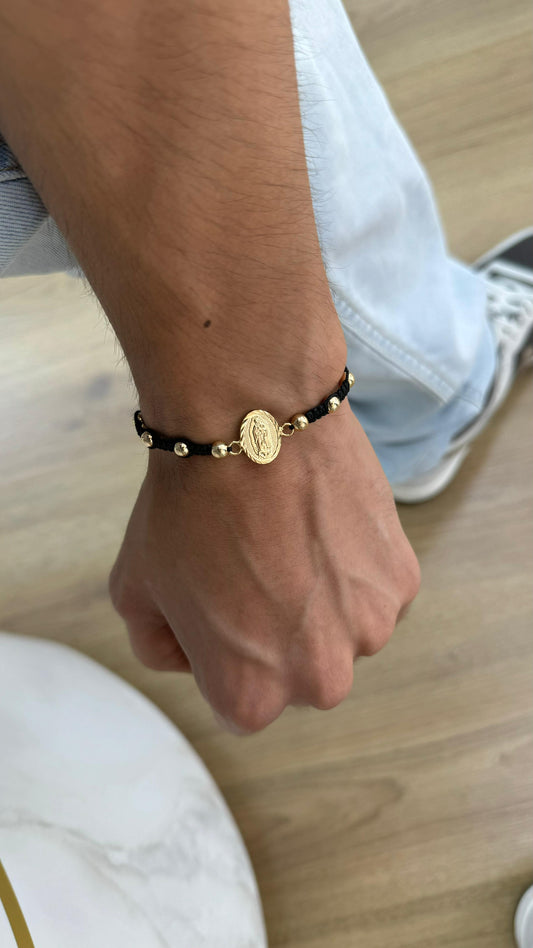 REF 6 PULSERA NUDO PLANO GUADALUPE BALIN 5MM