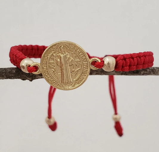 Brazalete herraje de san benito con balin 4 mm
