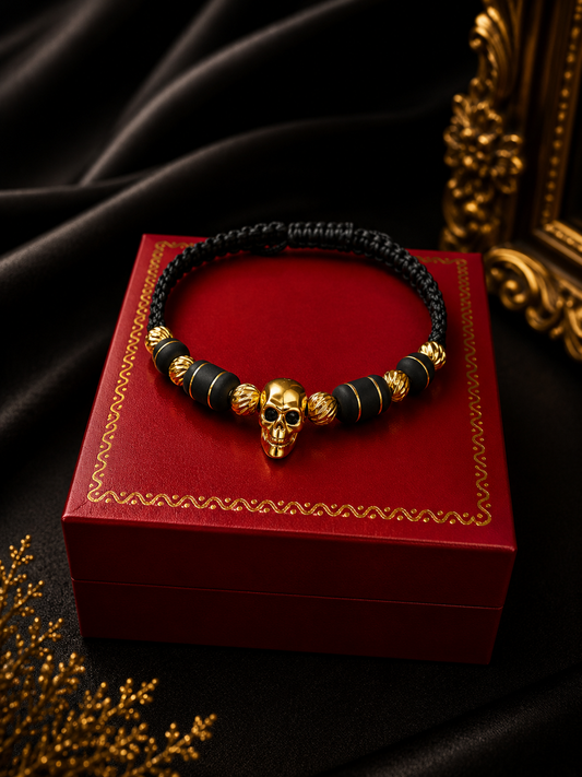 PULSERA CALABERA CON NEOPRENO ARGOLLADO Y BALIN DIAMANTADO