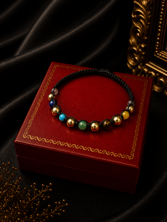 PULSERA CON BALIN LISO BALIN DE COLORES