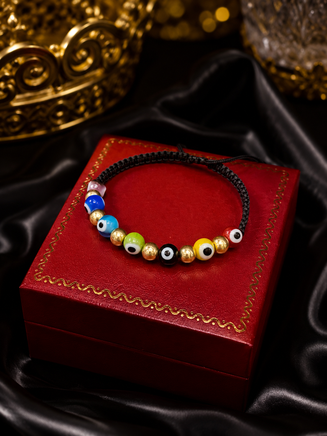 PULSERA PROTECCION OJO CON BALIN LISO
