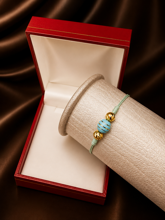 PULSERA CON NEOPRENO ARGOLLADO Y BALIN DIAMANTADO
