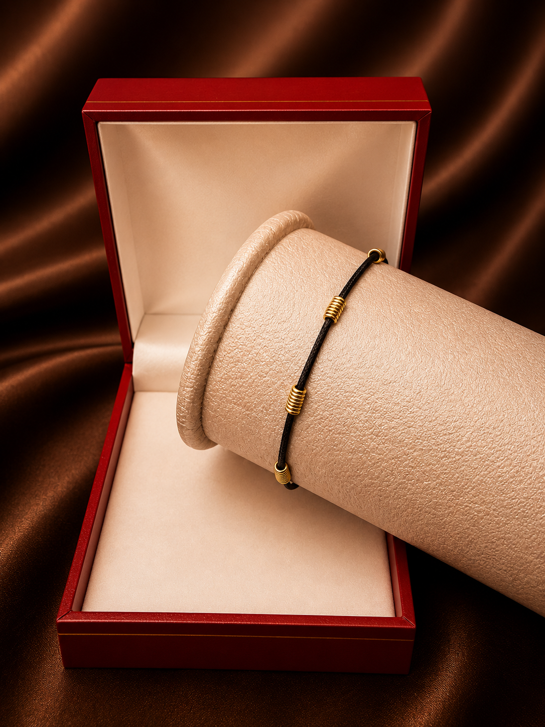 PULSERA 7 NUDOS EN ORO LAMINADO