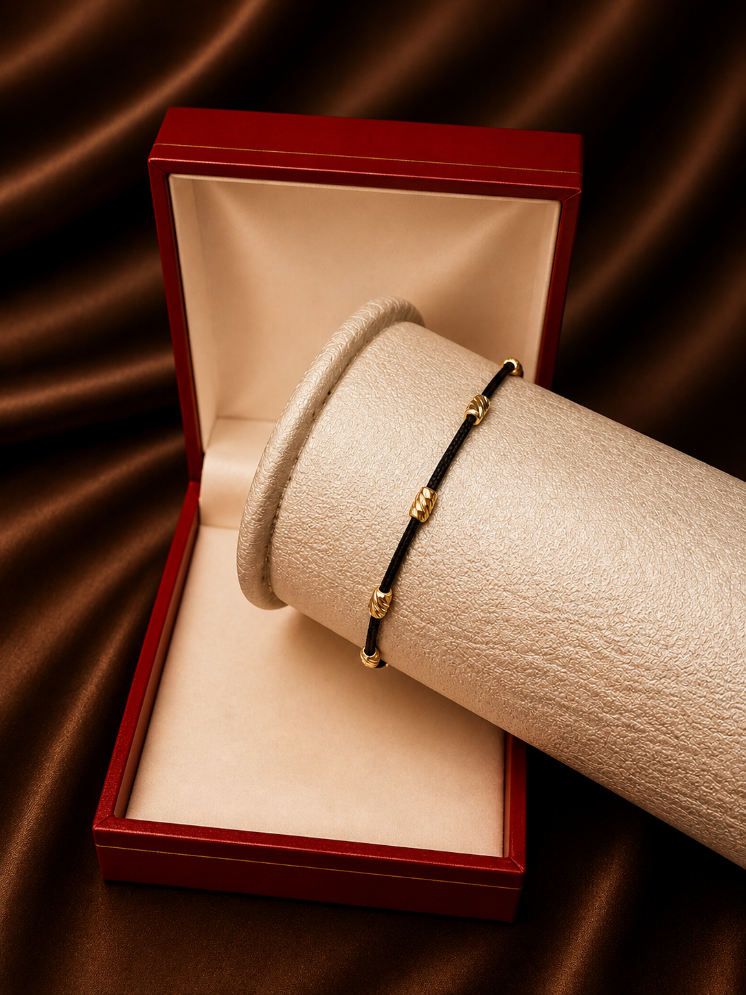 PULSERA 7 NUDOS BARRIL DIAMANTADO