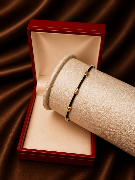 PULSERA 7 NUDOS BARRIL DIAMANTADO