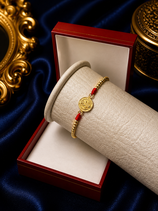 PULSERA SAN BENITO PROTECCION BALIN LISO C..