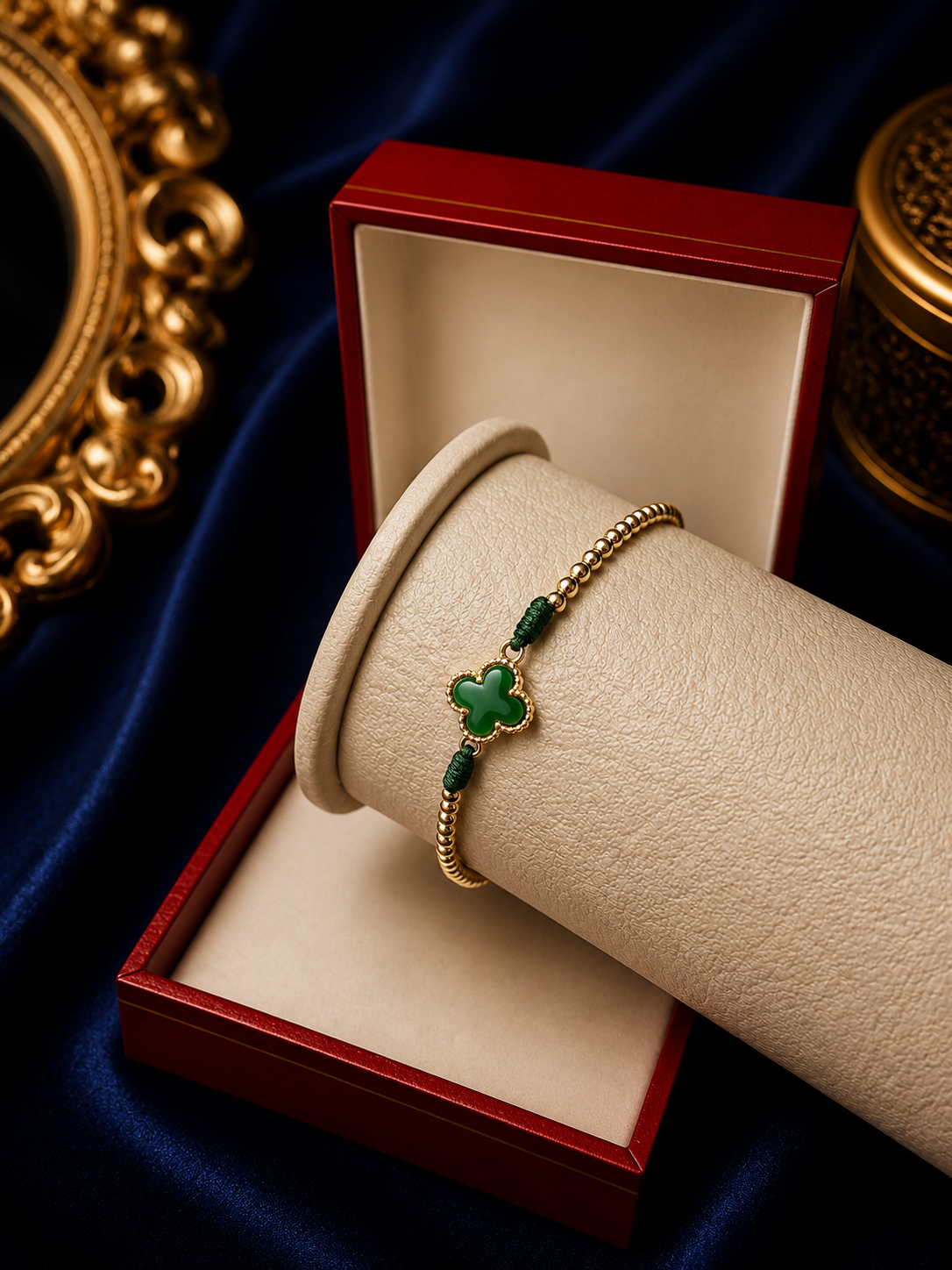 PULSERA TREBOL BALIN CONTINUO LISO