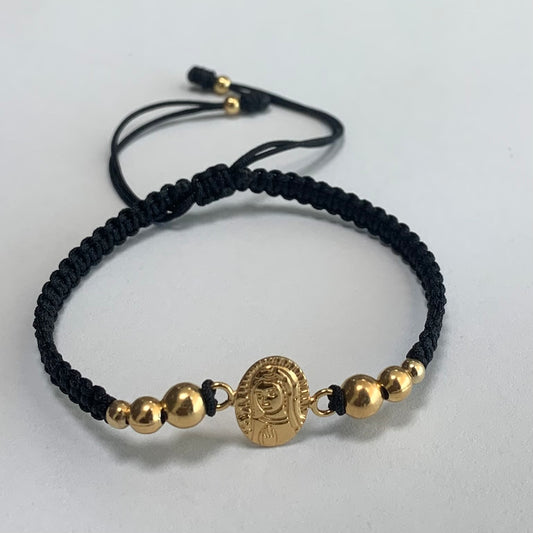 PULSERA TEJIDA ROSTRO MILAGROSA Referencia: PUL0070