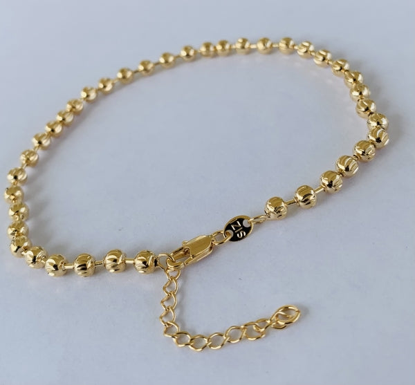 TOBILLERA MILITAR DIAMANTADA N4 24 Referencia: TMD0002