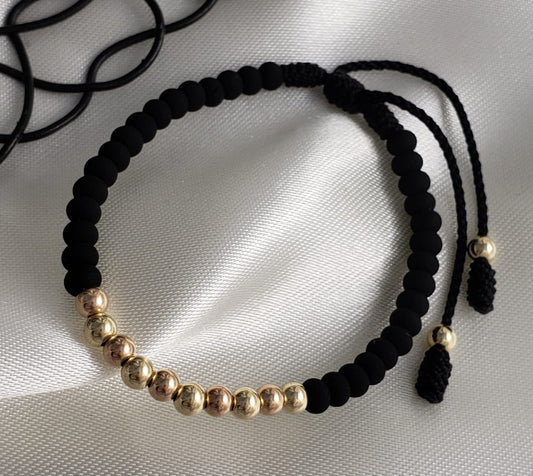 Brazalete Balin #4 Y #5 Dorado , Rosado